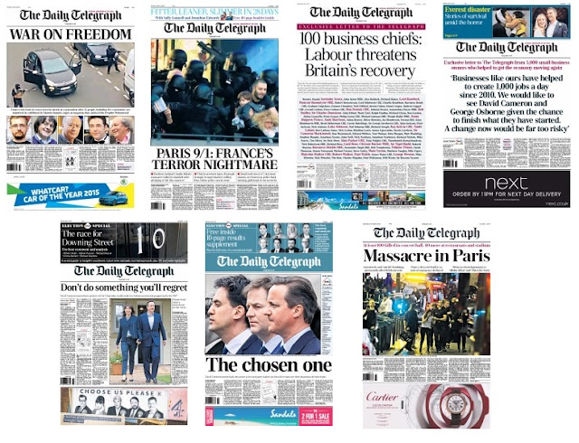 single-subject front pages