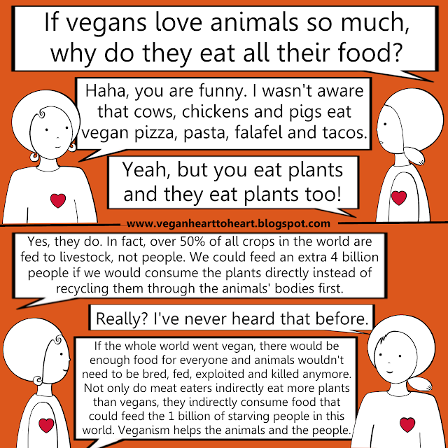 Vegan Heart to Heart VEGANS KILL ANIMALS/ EAT THEIR FOOD