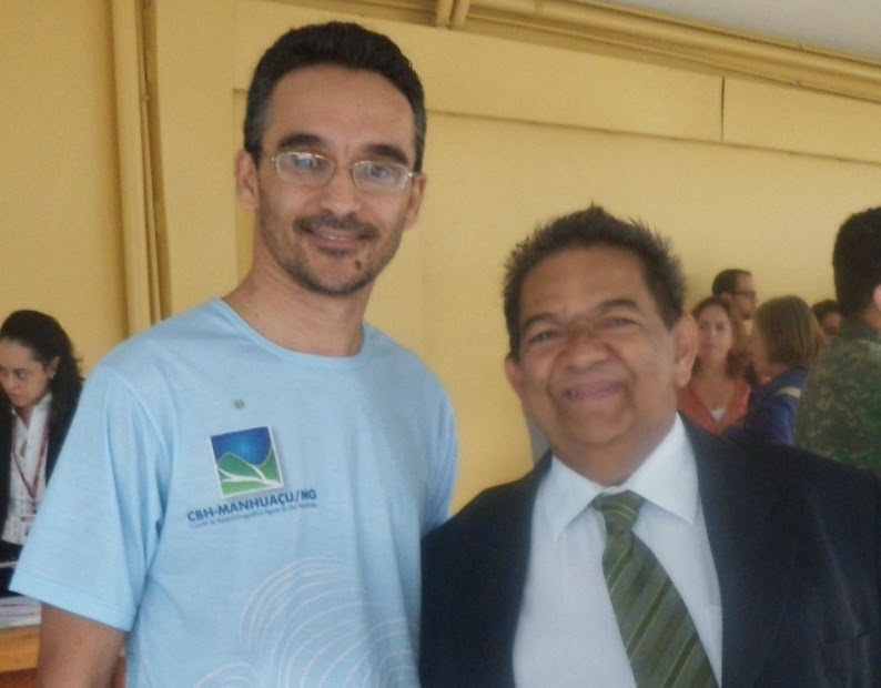 Karone Marllus com o Diretor da  COPASA Tilden Santiago