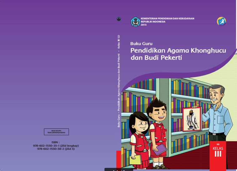 Download Gratis Buku Guru Pendidikan Agama Khonghucu dan Budi Pekerti Kelas 3 SD Kurikulum 2013 Format PDF