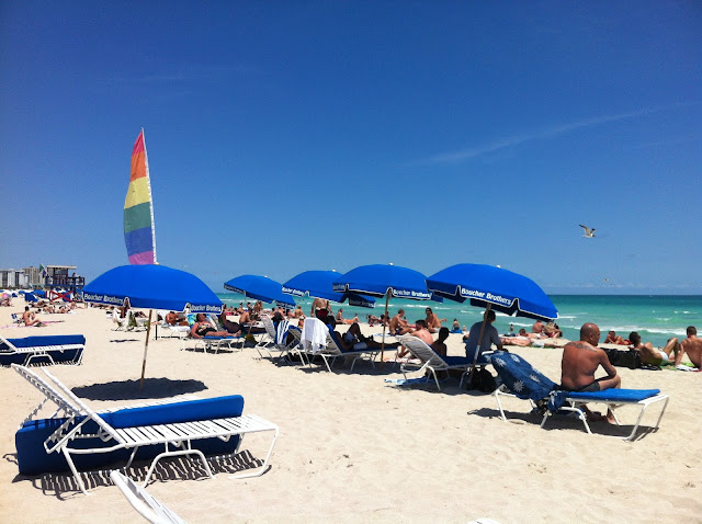 Praia em Miami Beach Espaço Gay