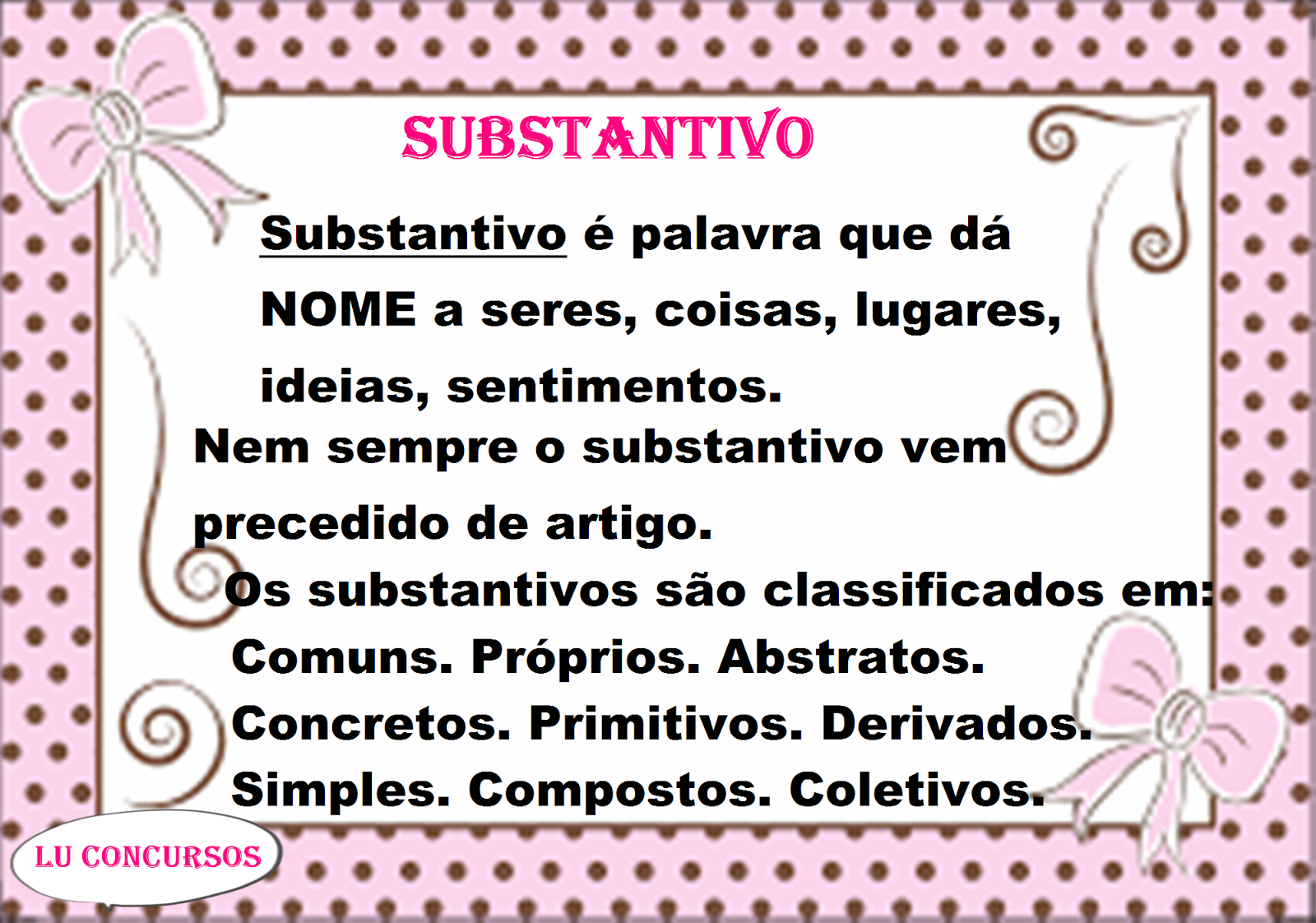 O Que É Substantivo Classificação E Exemplos