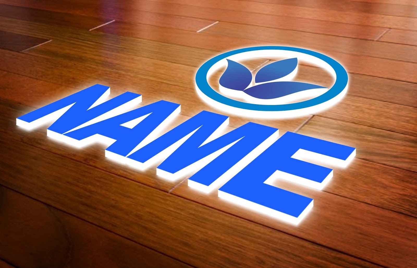 3d Logo Mockup Psd File Free Download
