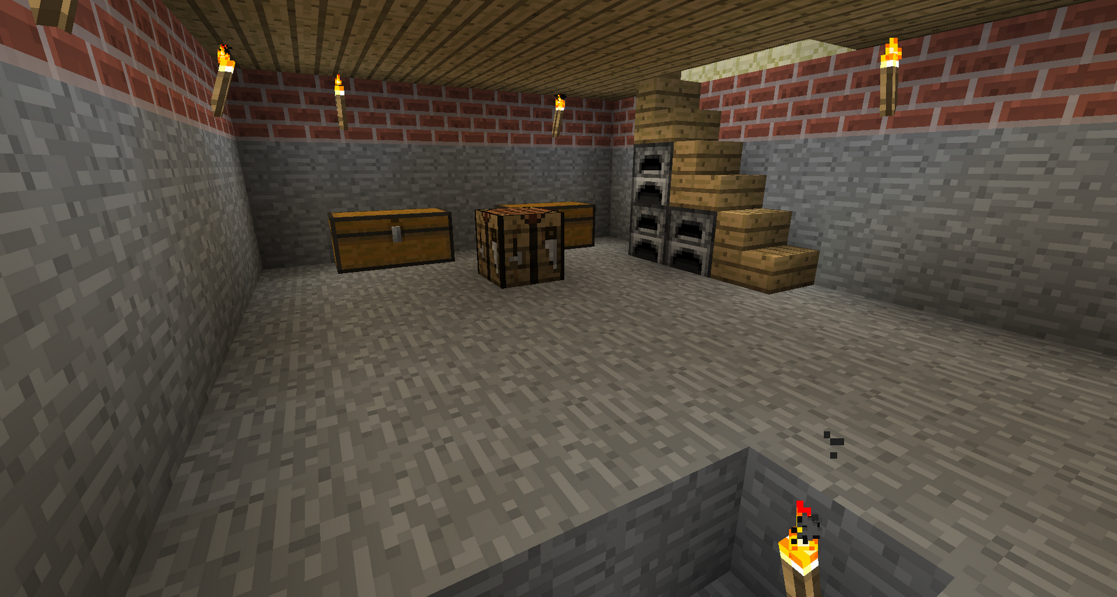 That's interesting...: Inside my Minecraft home
