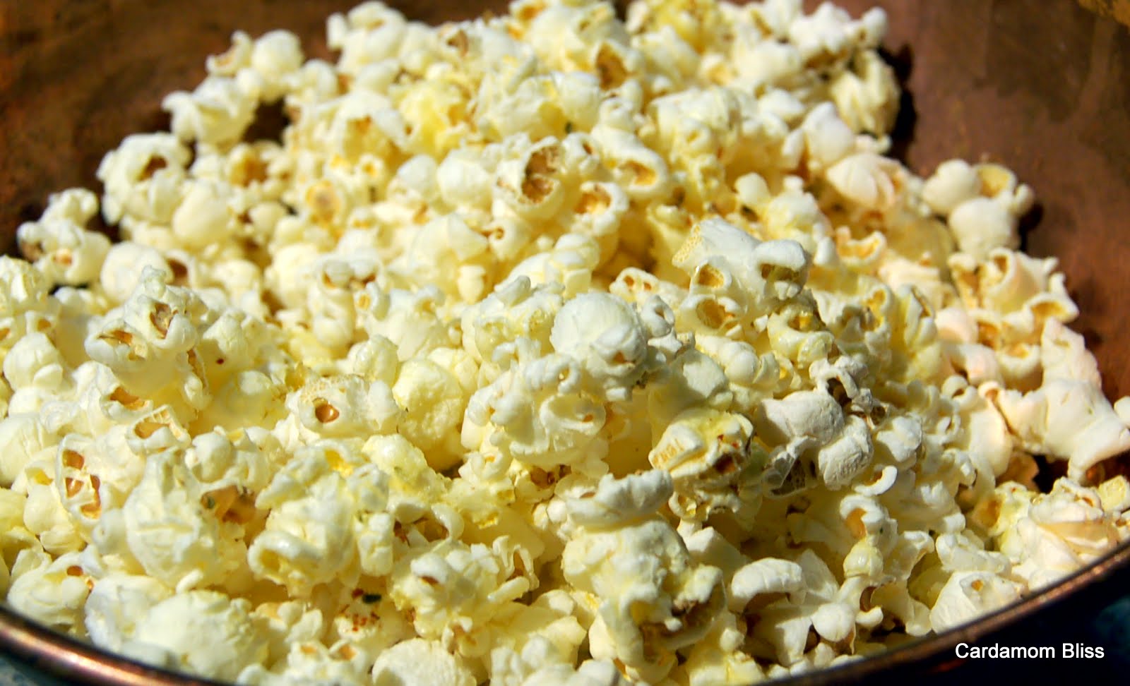 Cardamom Bliss It's not your mamma's cooking Spicy Popcorn, Home made!