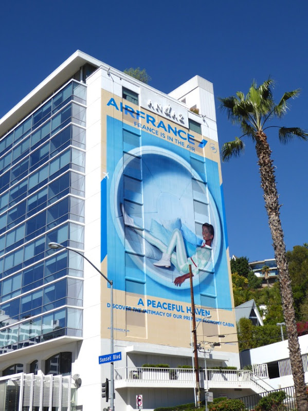 Giant Air France A peaceful haven billboard Giant Air France A peaceful haven billboard