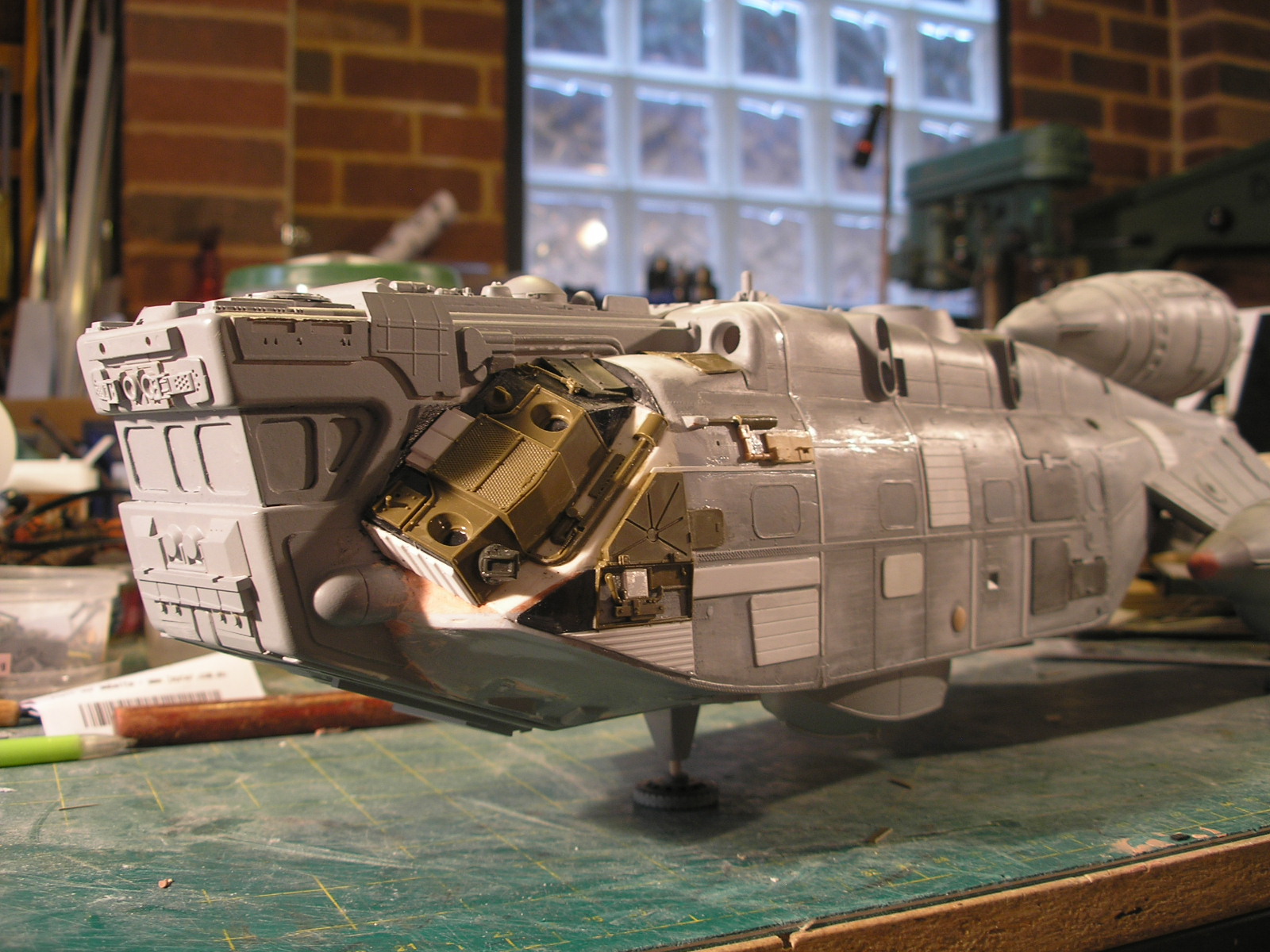 RC Sci Fi Kit Bash Shuttlecraft part 4