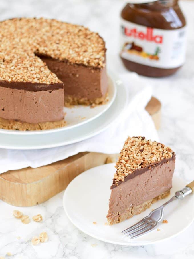 No Bake Nutella Cheesecake Recipe Sahara's Cooking