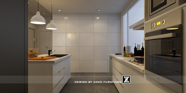 Thiết kế nội thất bếp và phòng ăn căn hộ 2106S2 - Sai Gon Pearl 3