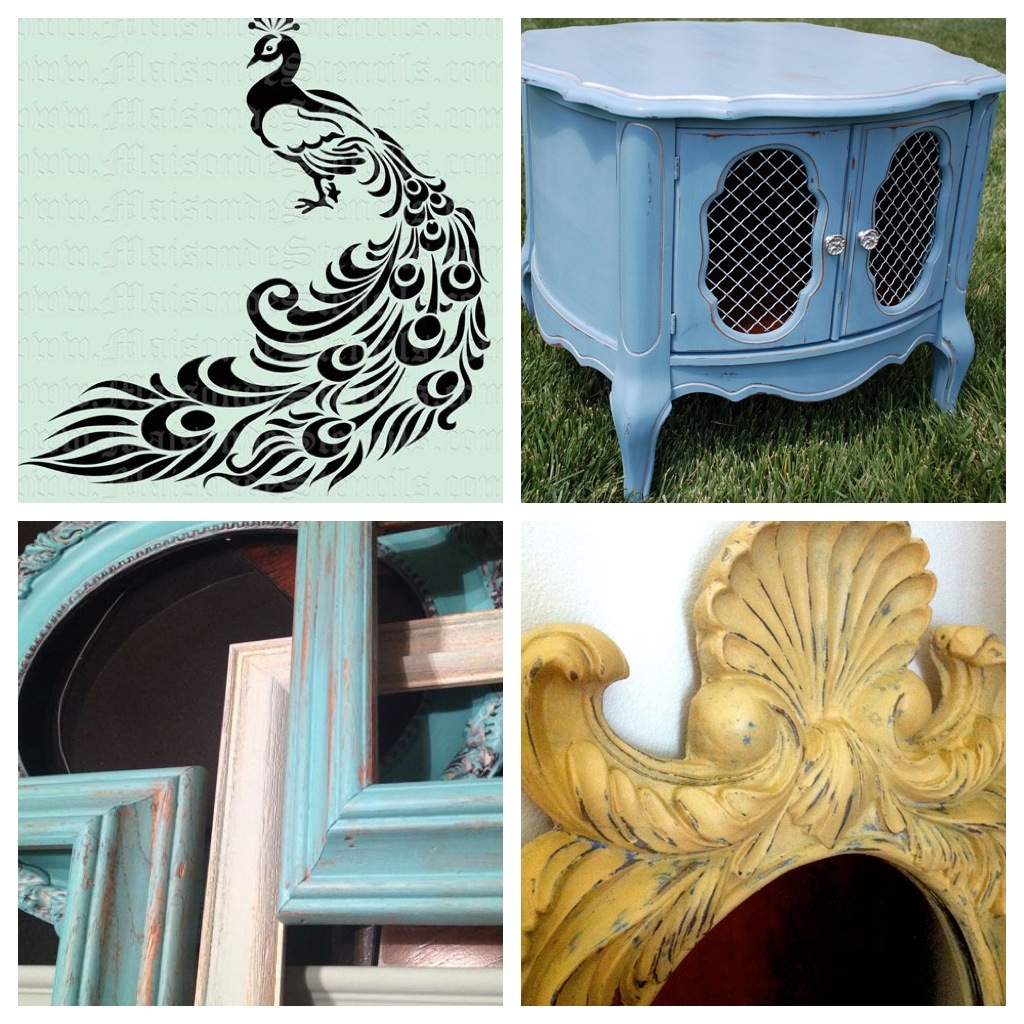 Maison de Stencils Etspiration Wednesday Chalk Paint