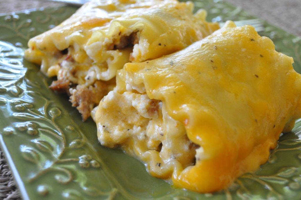 The Friday Friends White Lasagna Roll Ups