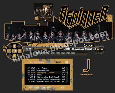 Playlist Editor Skin Winamp Modern JKT48 Versi Beginner - Kinalova's Blog