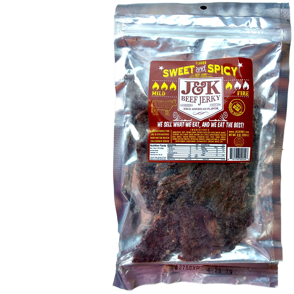 J&K Beef Jerky Sweet and Spicy Beef Jerky Reviews