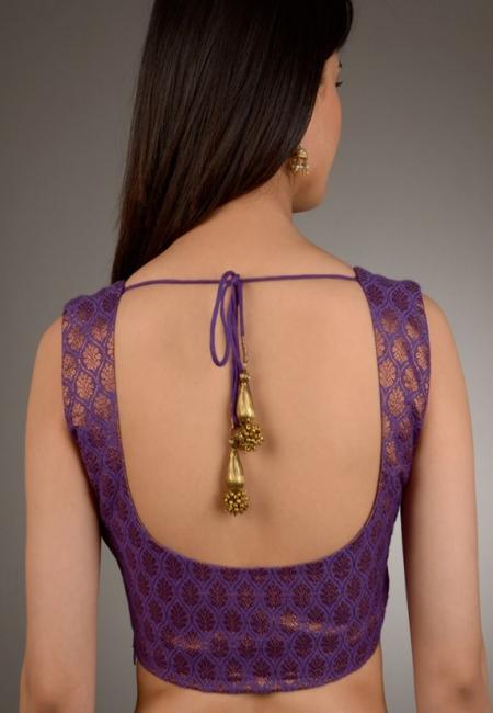 latest saree blouse back neck designs 2012