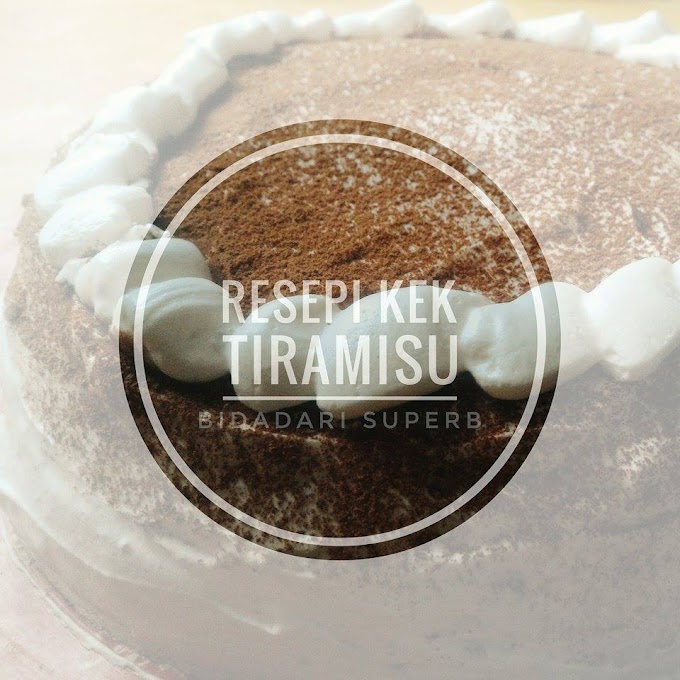 Resepi Tiramisu (Kek Coklat Chiffon + CreamCheese)