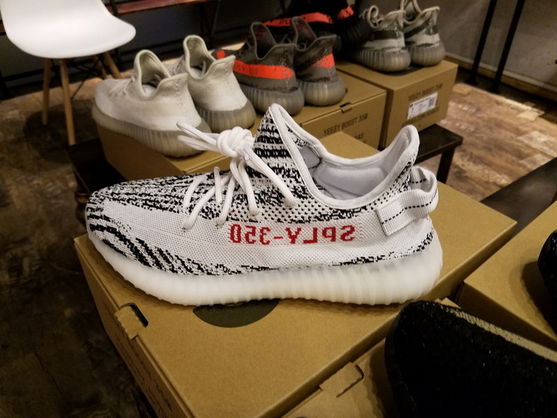 retail yeezy zebra