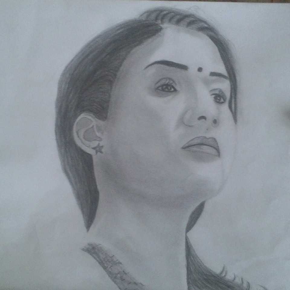 TELUGU WEB WORLD PENCIL ART SKETCHES OF FAMOUS INDIAN CELEBRITIES2