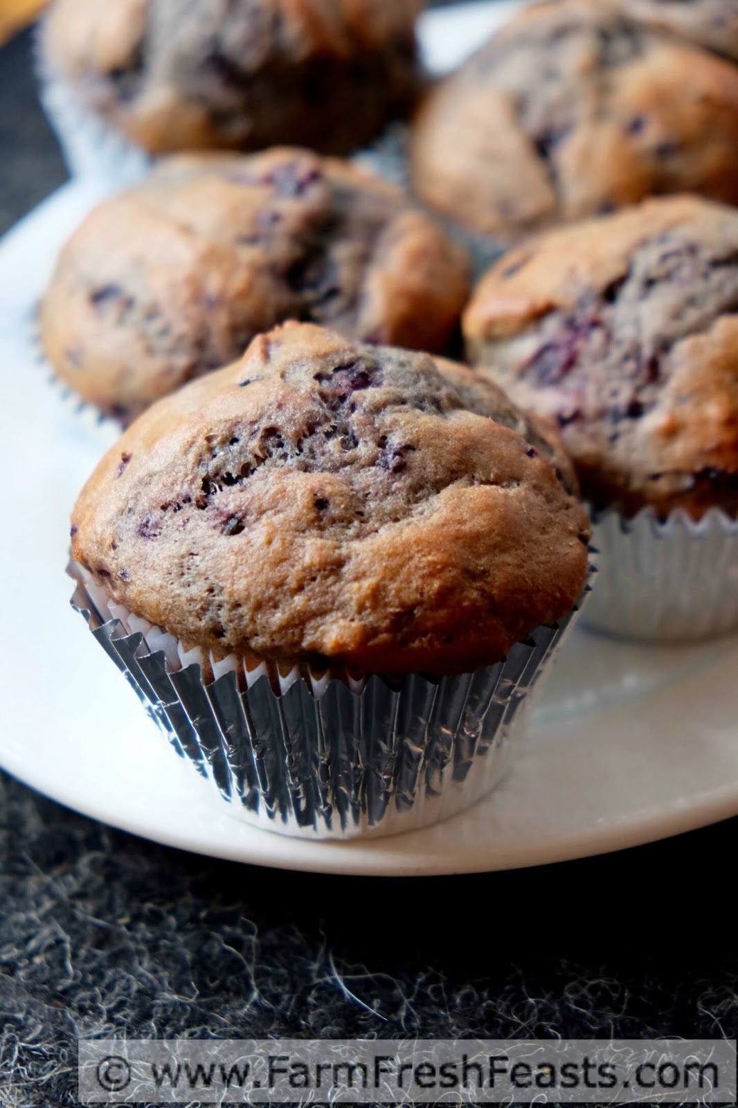 Farm Fresh Feasts Grilled Cherry Muffins Muffin Monday