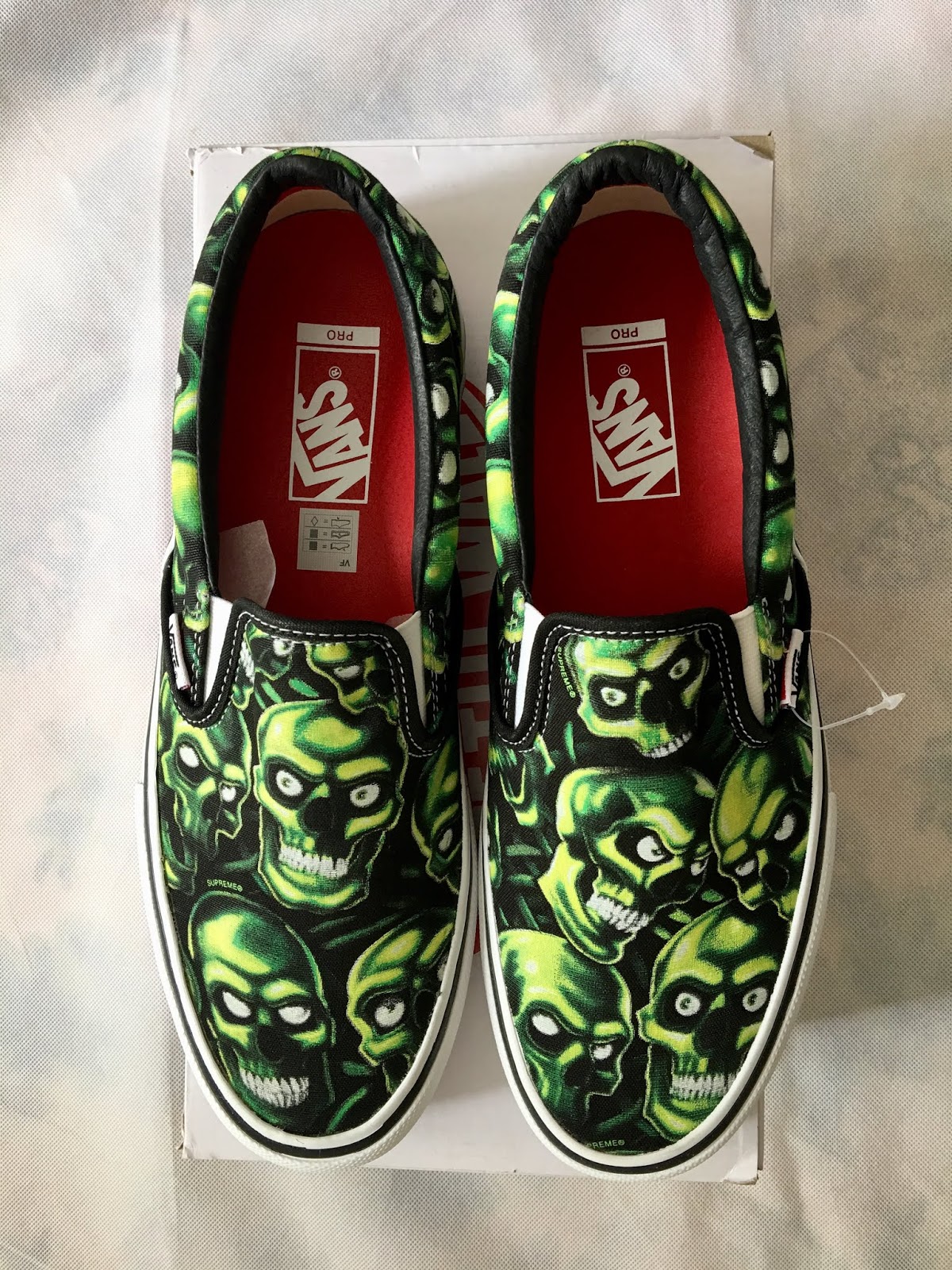 supreme x vans skull pile