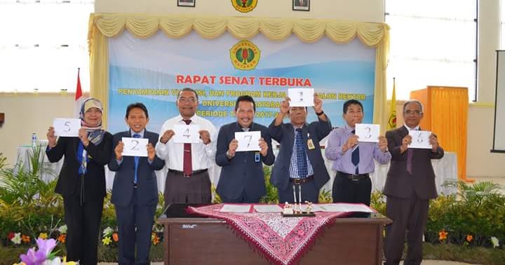 Tujuh Bakal Calon Rektor Sampaikan Visi Misi Dari sasak