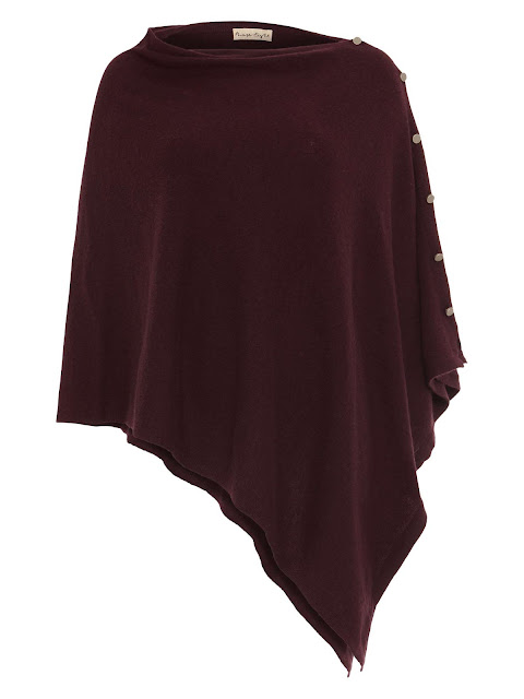 phase eight odette cashmere aysmmetric poncho
