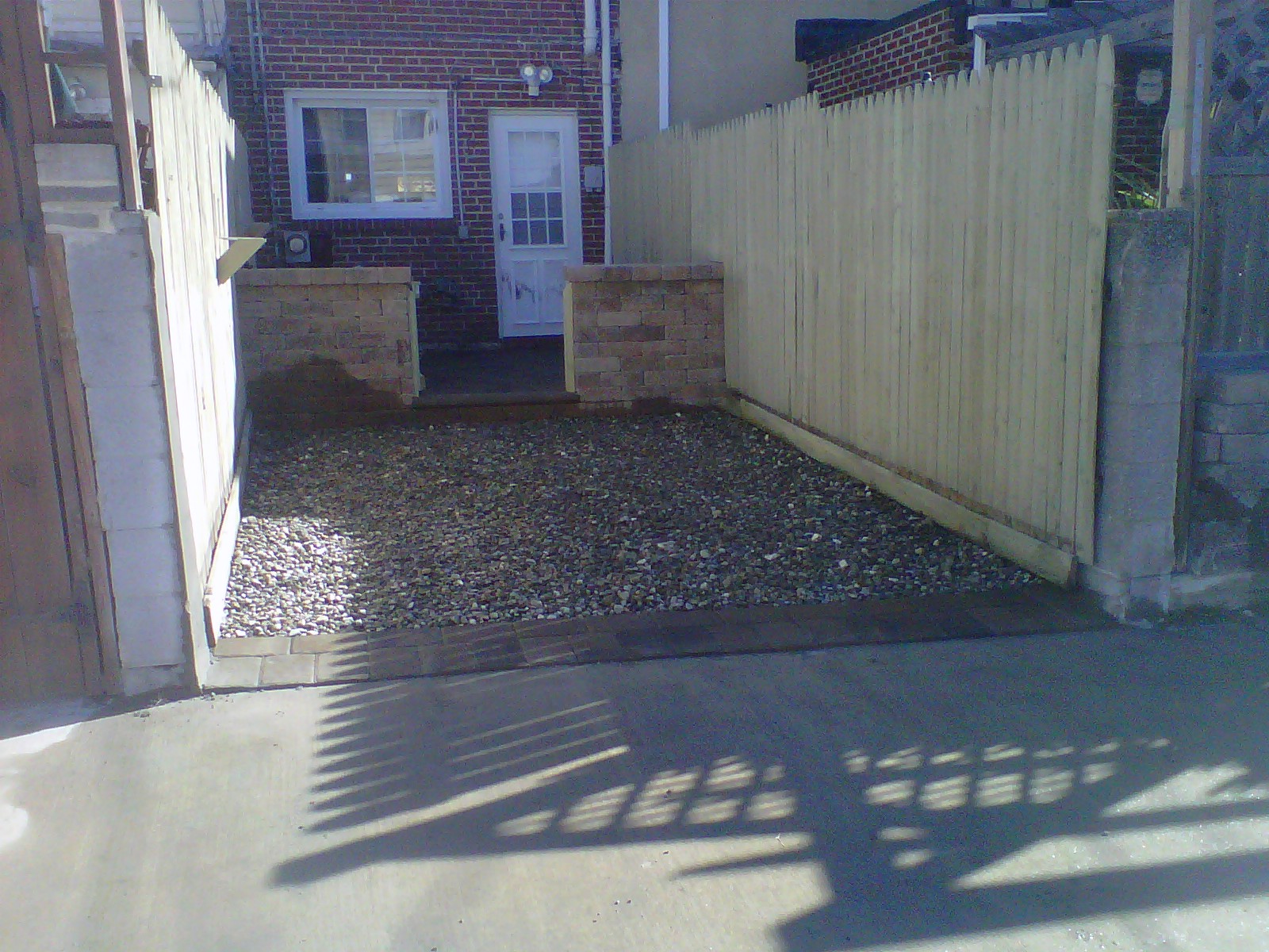 Custom Stoneworks & Design Inc. Parking pad/patio in Canton Baltimore City