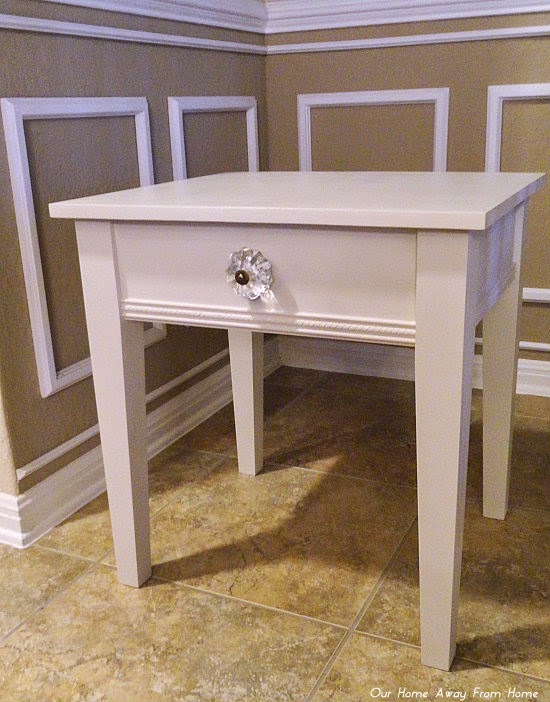 Our Home Away From Home A DIY ACCENT TABLE
