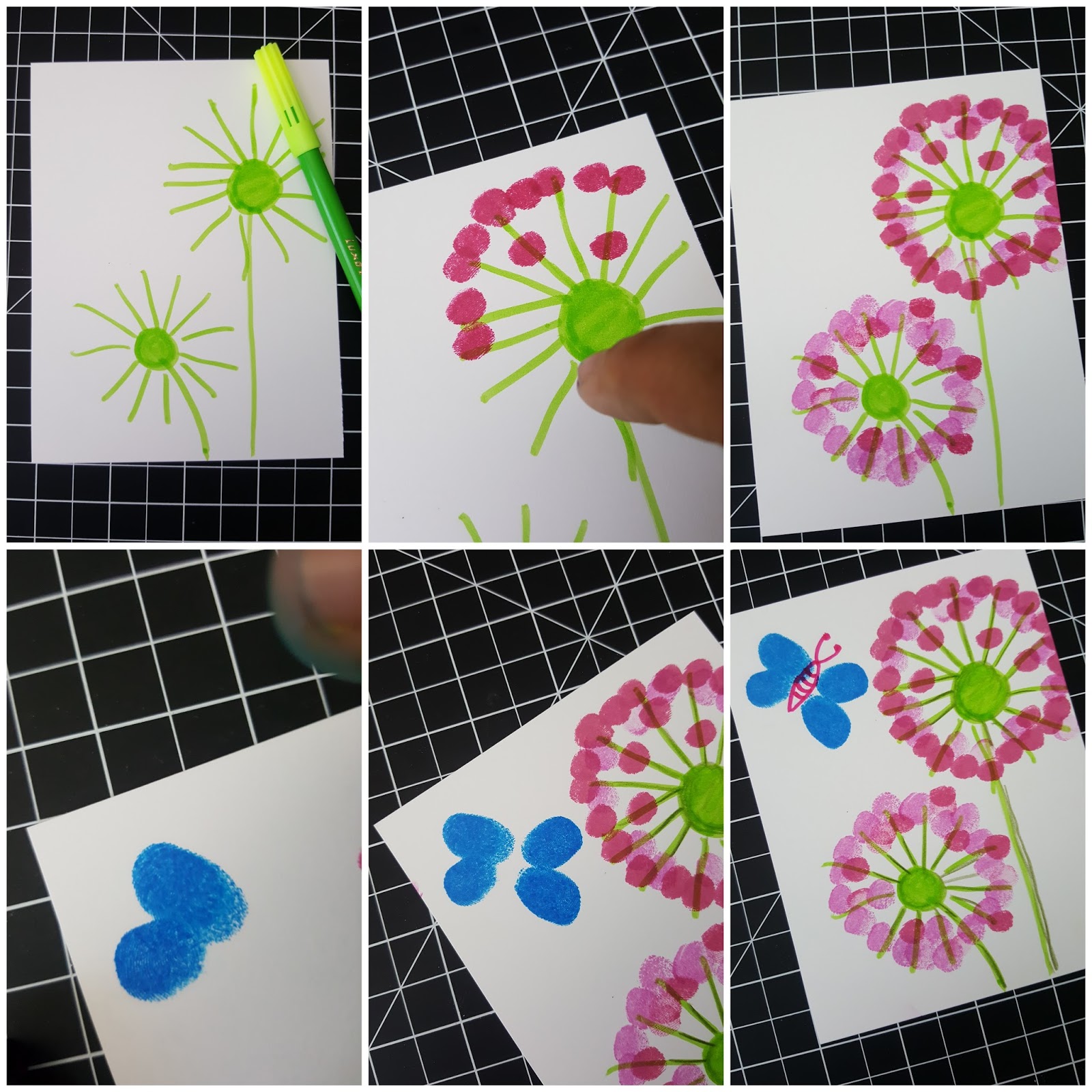 Juhi s Handmade Cards DIY Easy Thumbprint Cards juhi-s-handmade-cards-diy-easy-thumbprint-cards