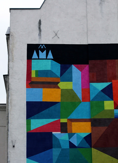Abstract street art by Gais in Cologne - detail