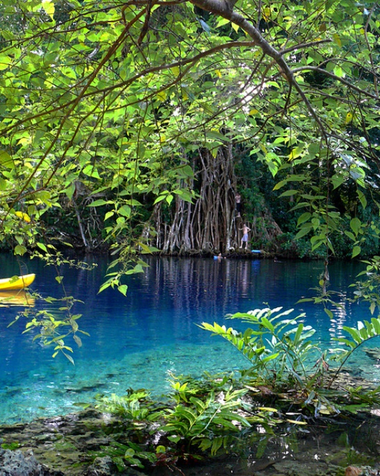 Blue Hole  Isla de Espíritu Santo Vanuatu travel