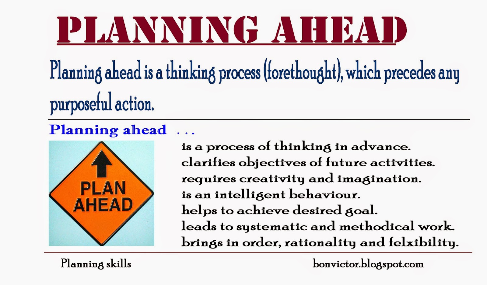 Planning Skills