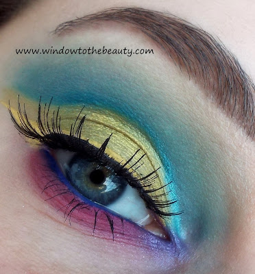 colourful makeup