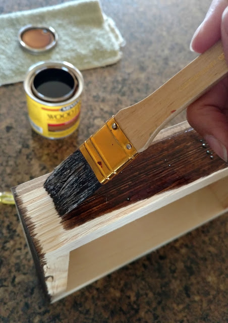 A simple, step-by-step tutorial on how to stain wood