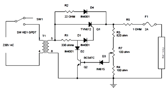 Tool Electric: Простое зарядное устройство на тиристоре