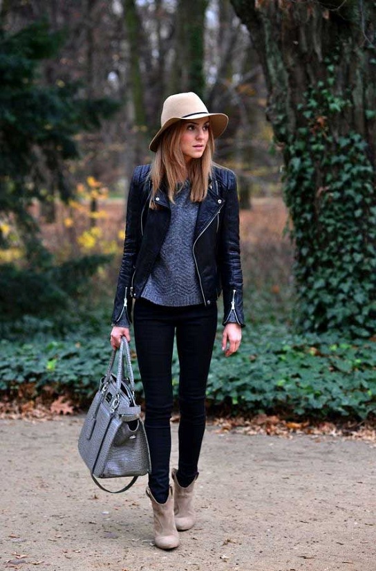 10 FAB Ways To Style a Leather Jacket This Winter