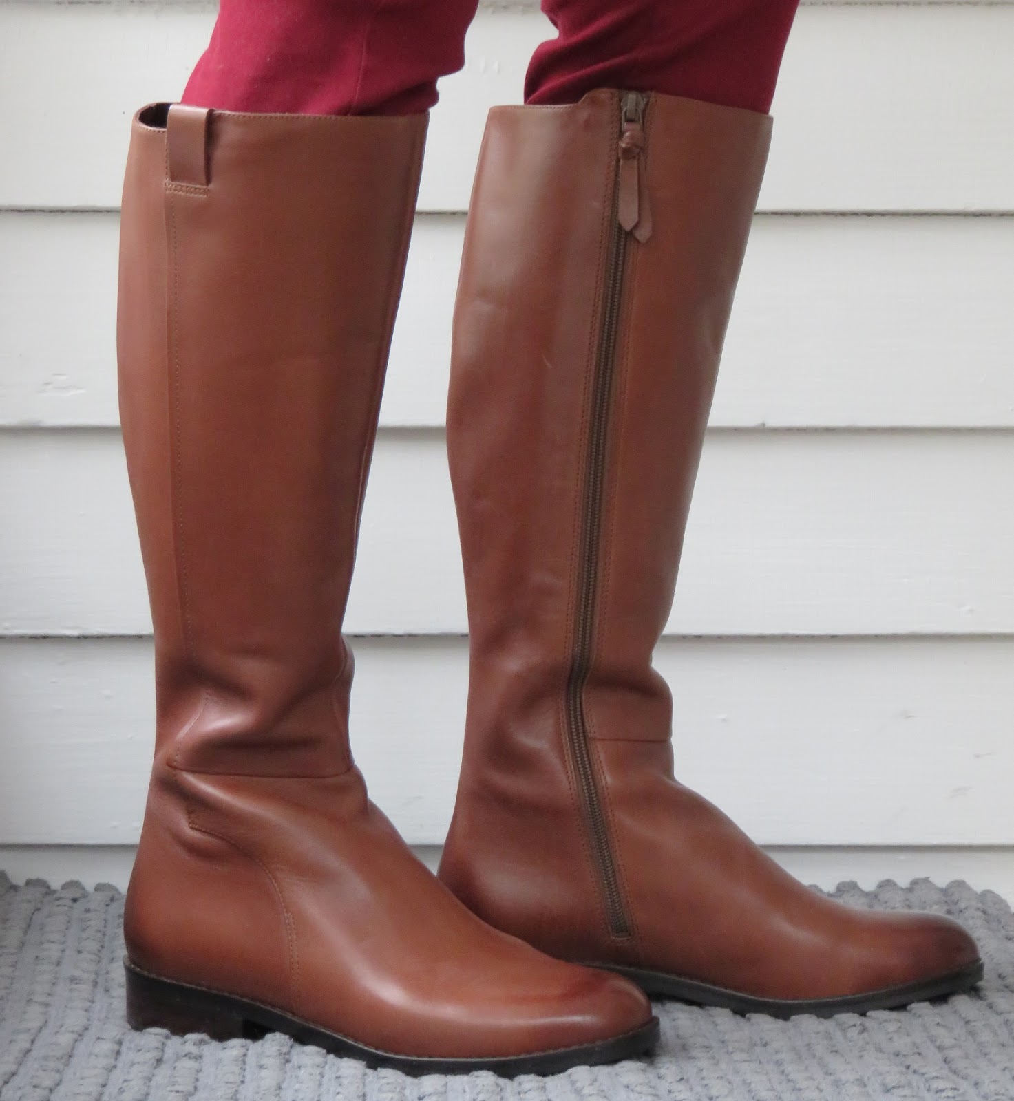 skinny calf riding boots