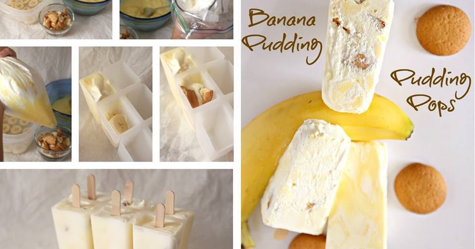FUN RECIPE WORLD Easy Banana Pudding Pops