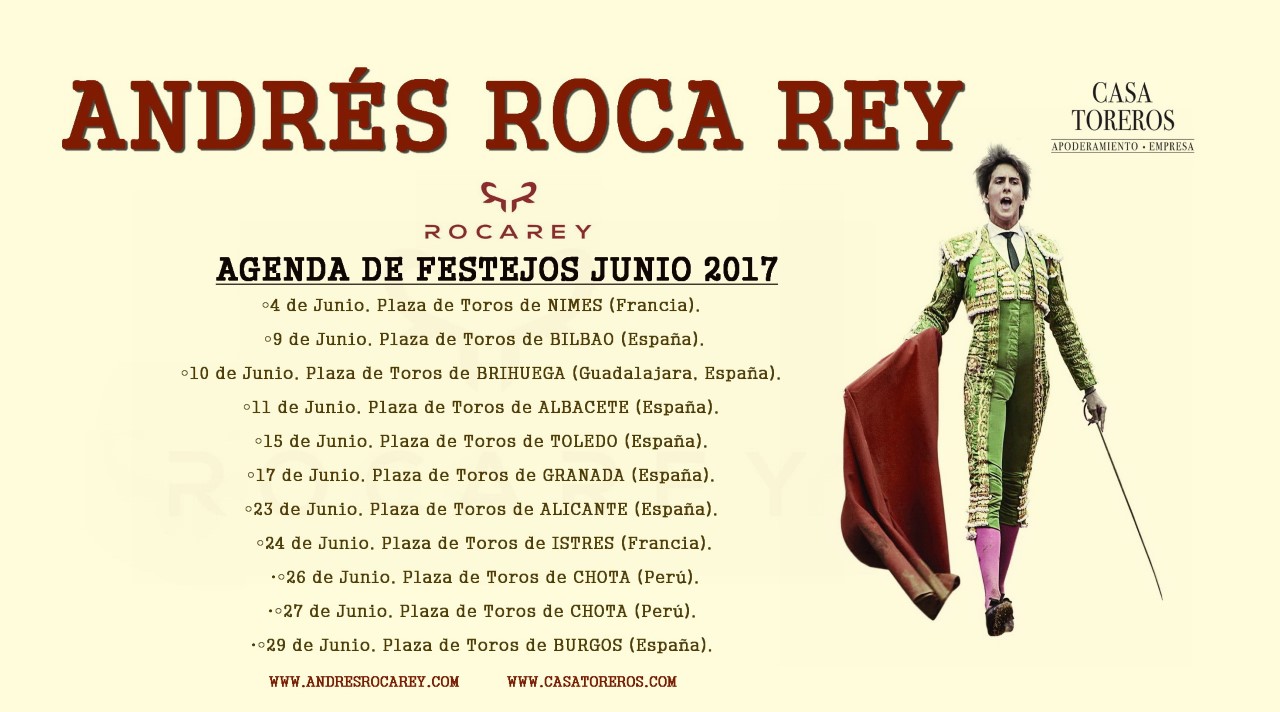 PANORAMA TAURINO DEL PERÚ: PRESENTACIONES DE ANDRÉS ROCA REY EN EL MES ...
