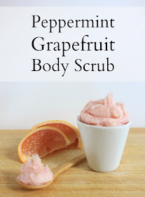 peppermint grapefruit body scrub recipe