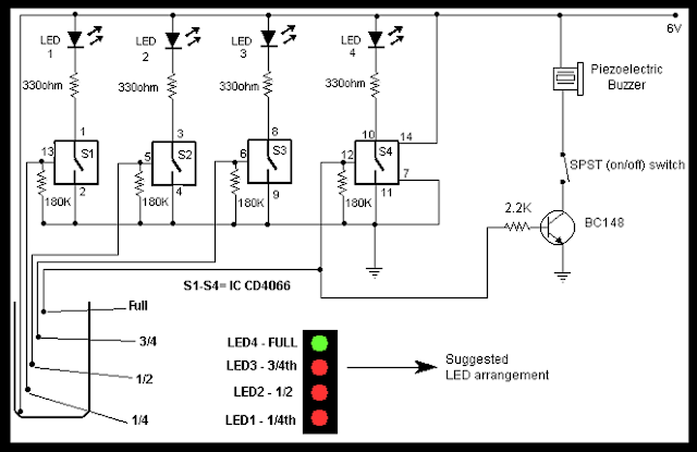 Electrical and Electronics Engineering: Water level controller circuit
