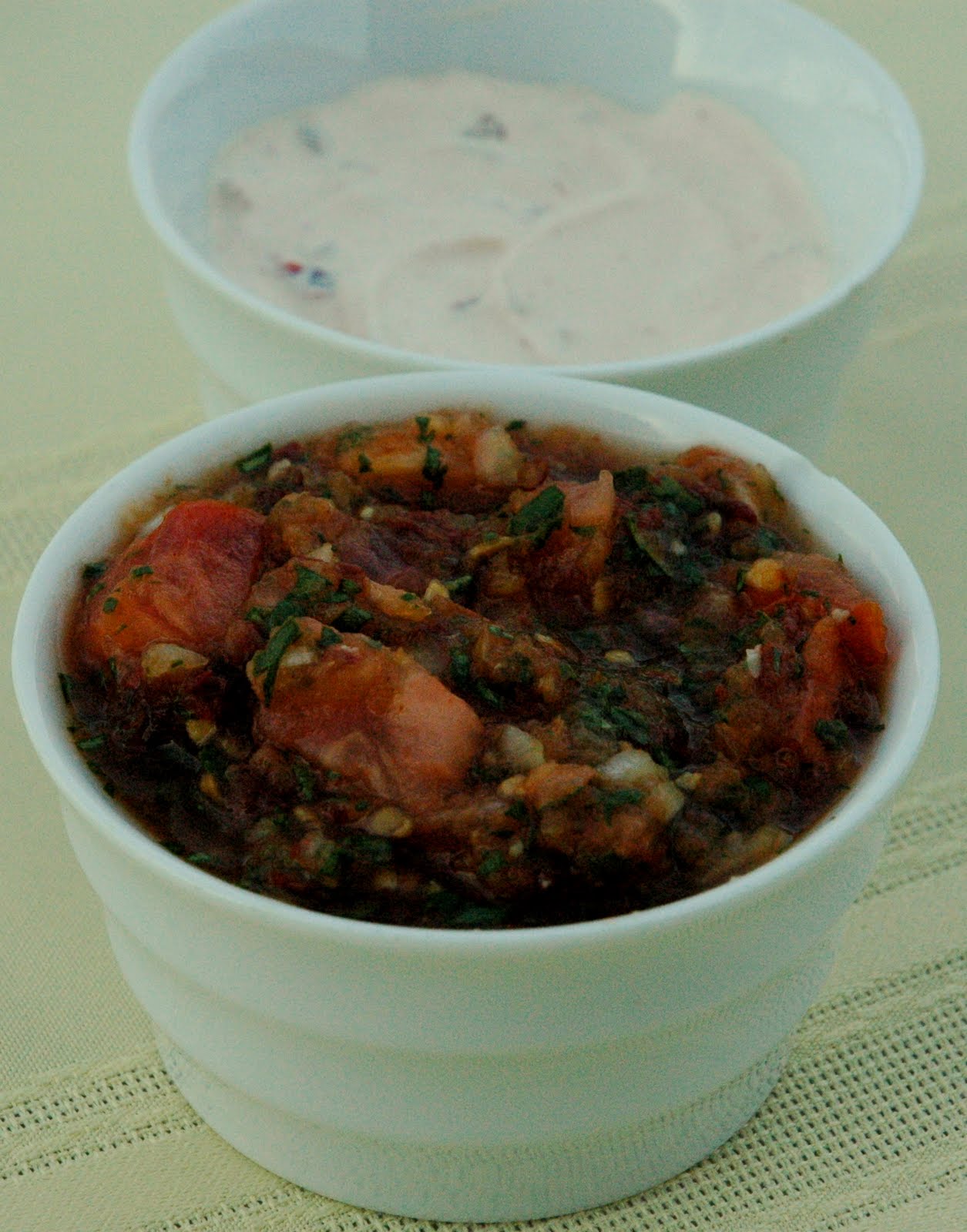 Spice Girl Chipotle Sour Cream and Salsa