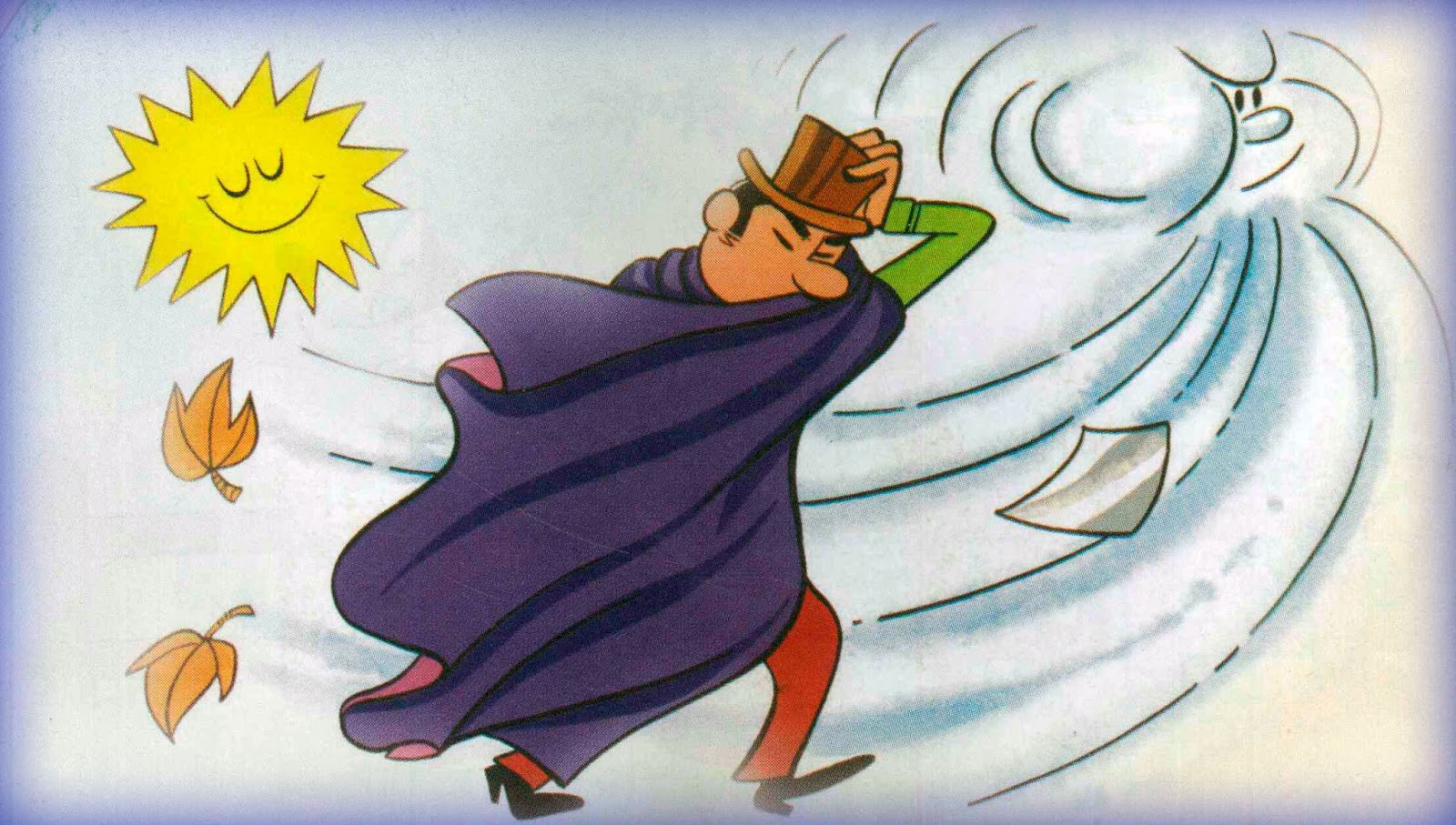 Fabula de Esopo El Viento y