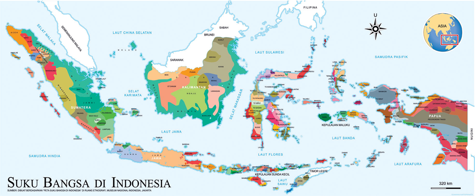 Indonesia merupakan bangsa yang dikaruniai Tuhan dengan sumber daya alam yang sangat berag Persebaran  Penduduk di Indonesia