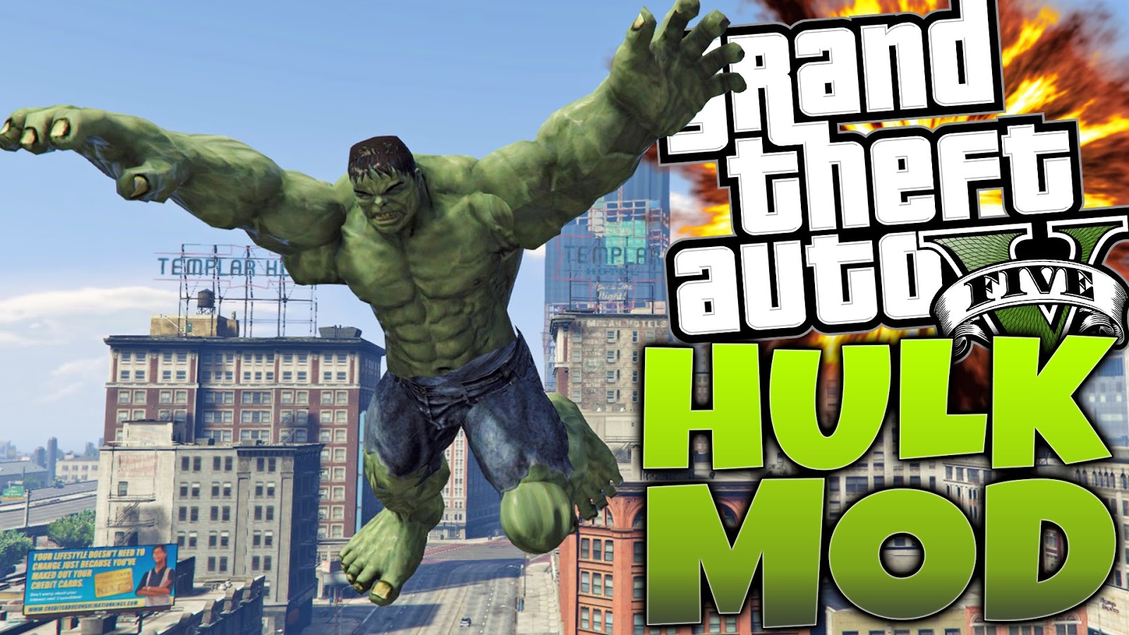 كيفية تركيب مود هولك لجاتا 5 + تجربة المود how to install hulk mod