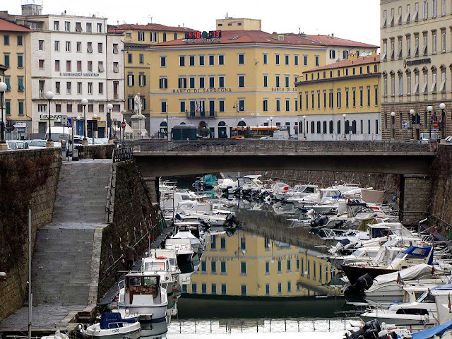 Ponte del Mercato, Market Bridge, Fosso Reale, Livorno
