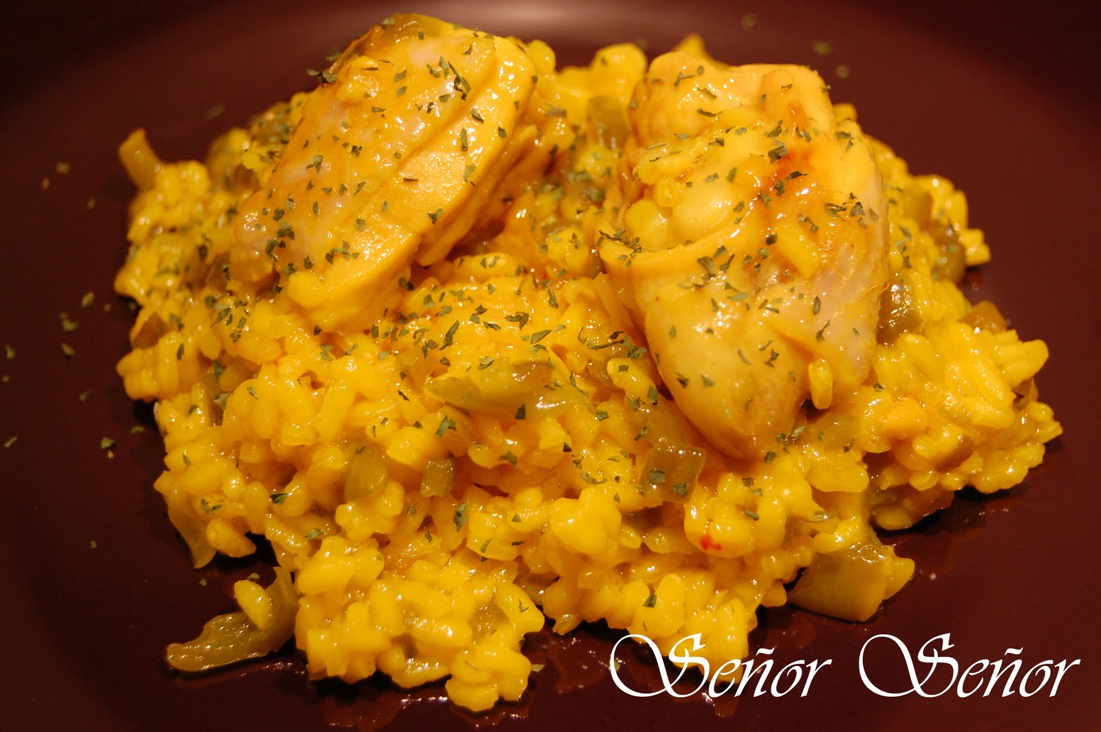 Arroz con pollo al curry | Receta de Sergio