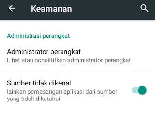 Cara menginstal file APK di Android