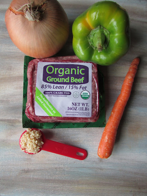 sloppy joes ingredients on the table 