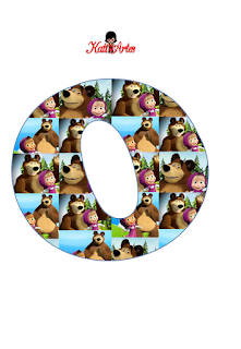 Abecedario de Masha y el Oso. Masha and the Bear Alphabet.