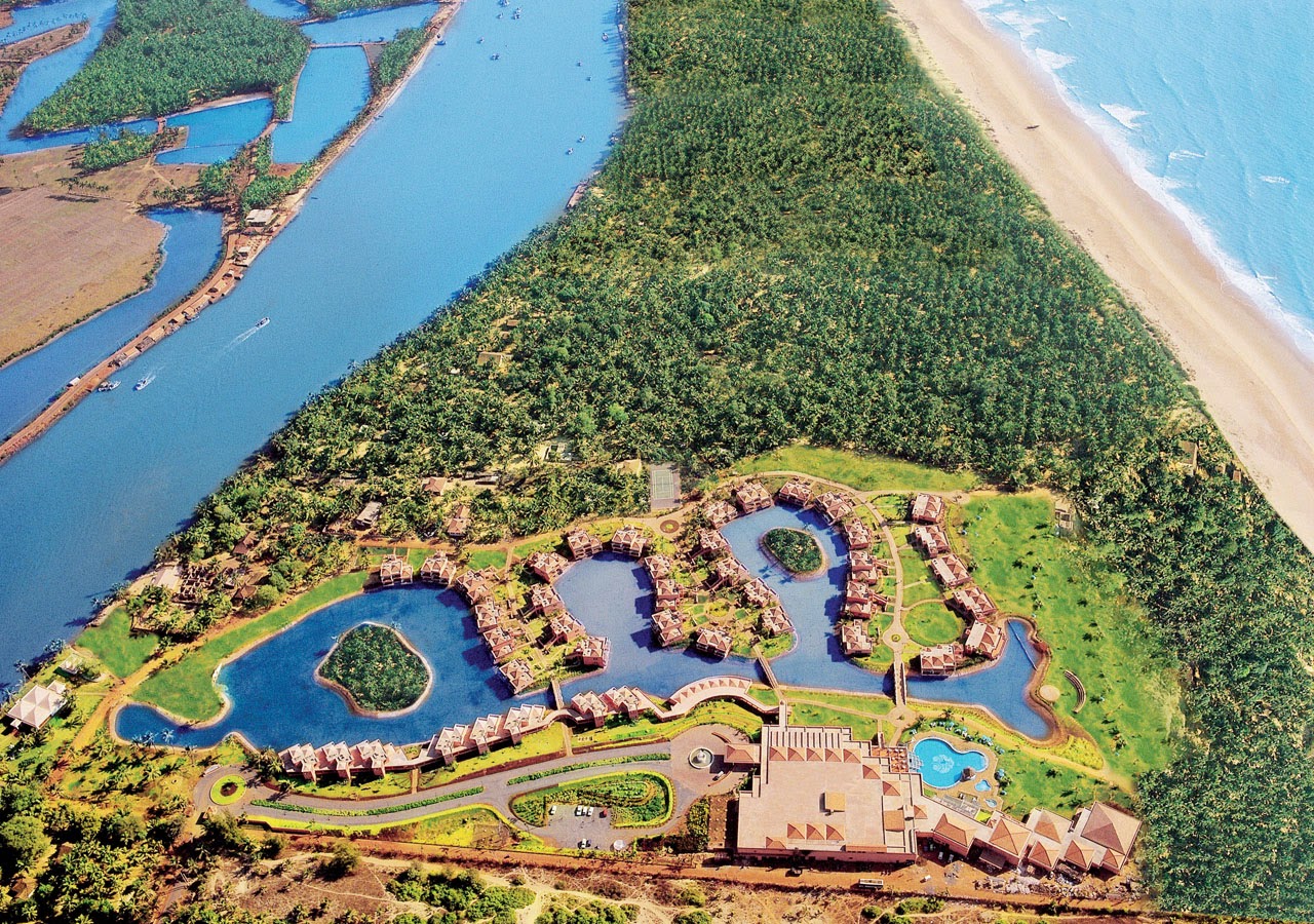 5 Best Luxury Hotels In Goa Travel Blog Ilt A Bird Eye View Of The Leela Goa One Most Luxurios 5 Star Hotels In